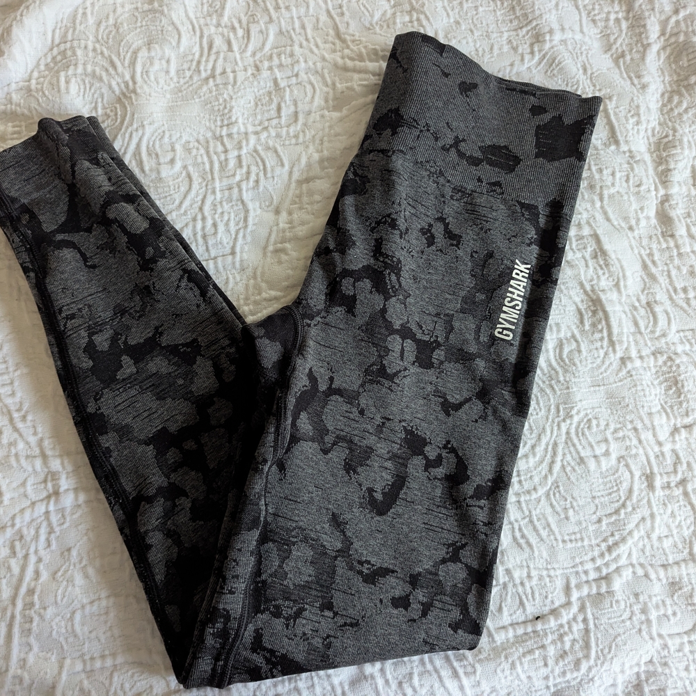 Gymshark Black Marble Leggings